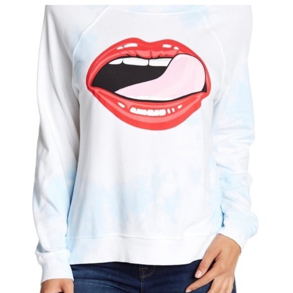 Wildfox femme fatal somers sweater oversized pullover‎ - Picture 2 of 7